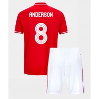Nottingham Forest Elliot Anderson #8 Hjemmedraktsett Barn 2025-26 Kortermet (+ Korte bukser)